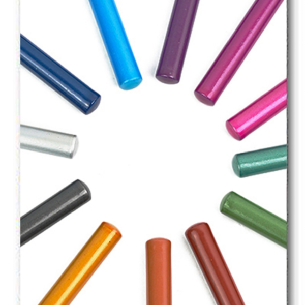 Metal core head black wood metallic color pencil with dip