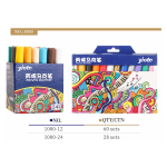 Acrylic Markers, 12 colors/24 colors