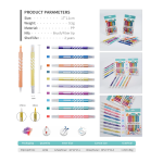 Erasable Glitter Marker