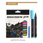 Metallic Color Markers, 10 colors