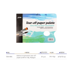 Tear-off paper palette
