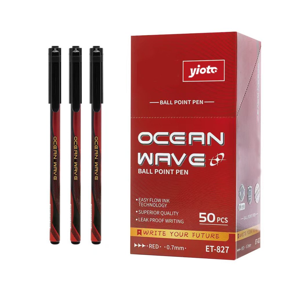 13 Ball Point Pens Red - Image 1